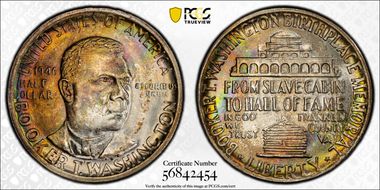 1946 50C Booker T. Washington MS67+