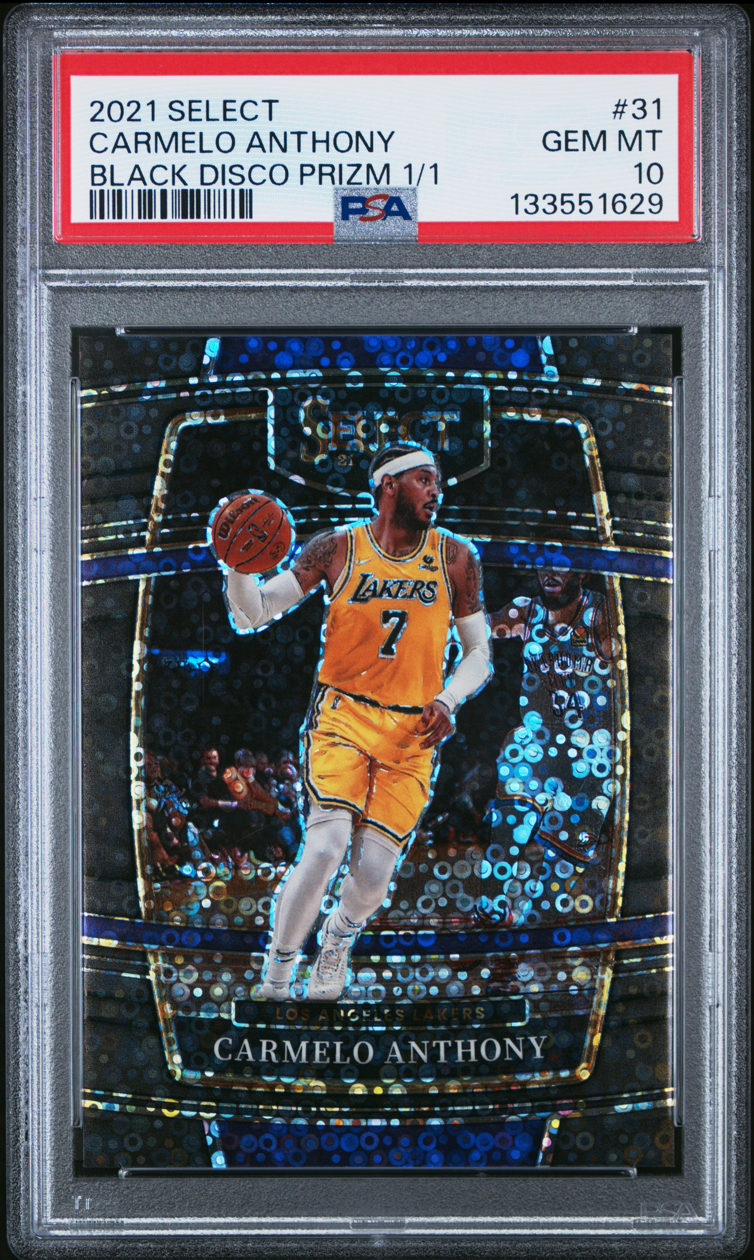 2021 #31 Carmelo Anthony PSA 10 Panini Select