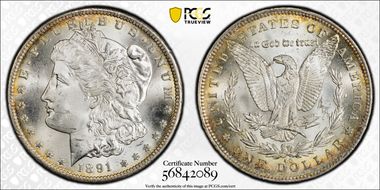 1891-CC $1 MS64