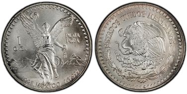 1993-Mo Onza Libertad Ag MS69