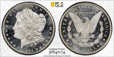 1884-CC $1 MS66DMPL
