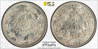 1913-F 1/2 Mk J-16 MS65