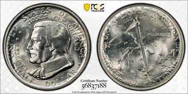 1936 50C Cleveland MS65