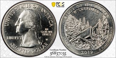 2019-W 25C Frank Church River of No Return NP MS68