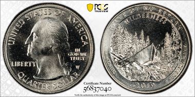2019-W 25C Frank Church River of No Return NP MS66