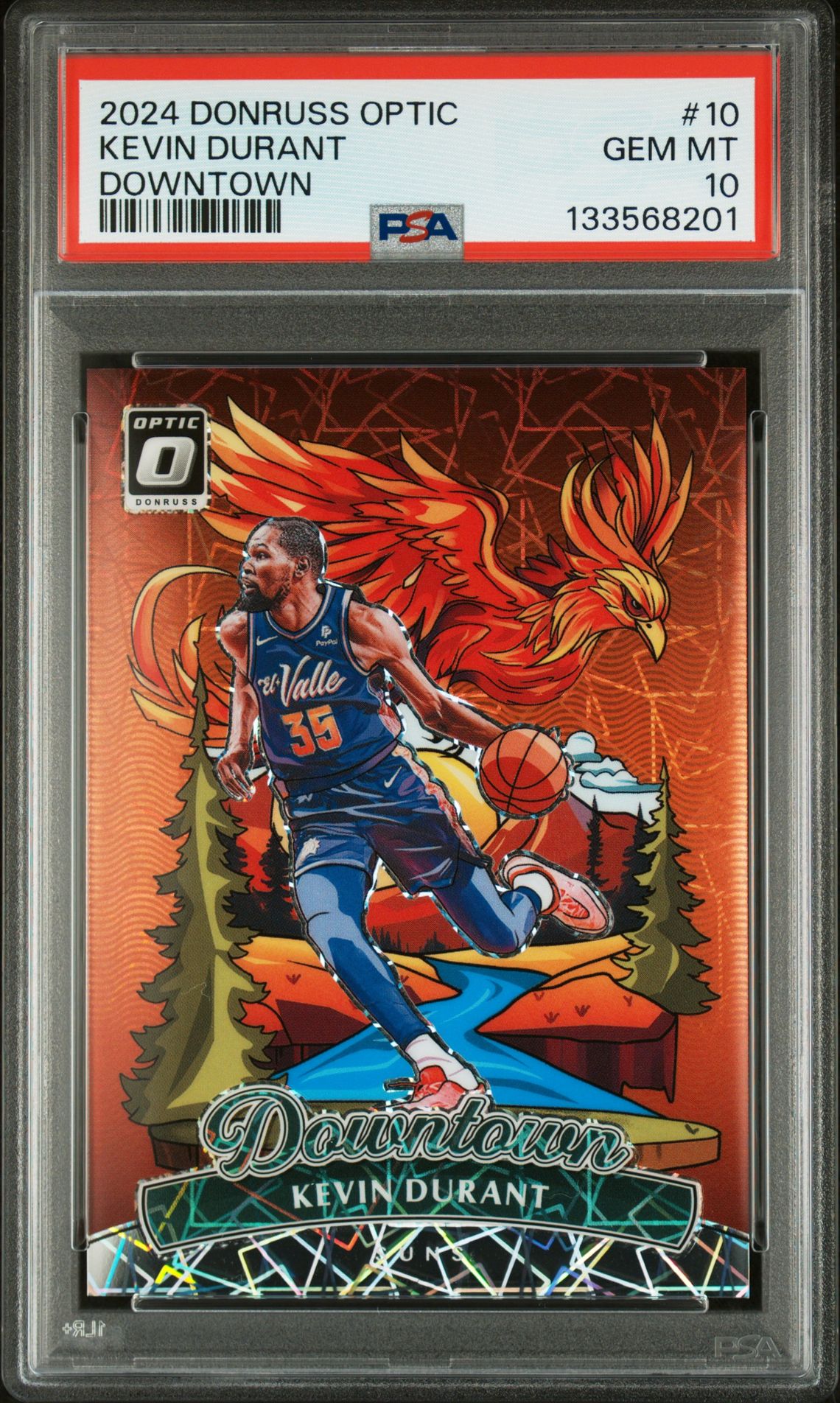 2024 Panini PANINI DONRUSS OPTIC DOWNTOWN #10 Kevin Durant front