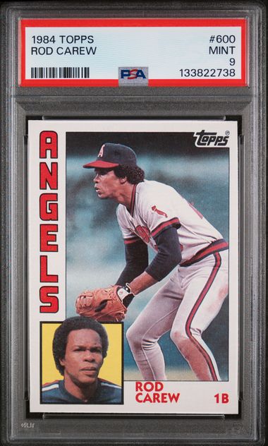 1984 Topps #600 Rod Carew front