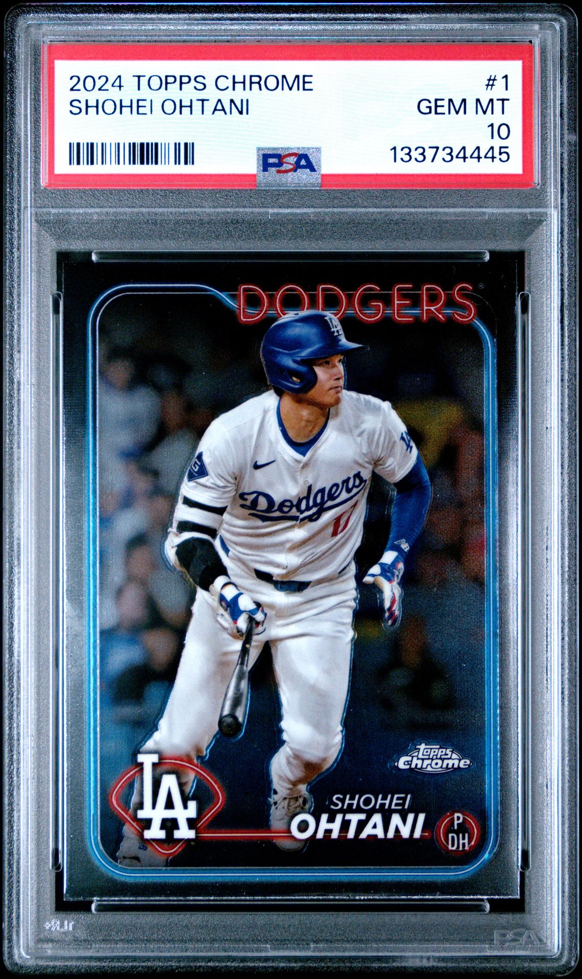 2024 Topps Chrome Shohei Ohtani #1 Gem Mt 10 front