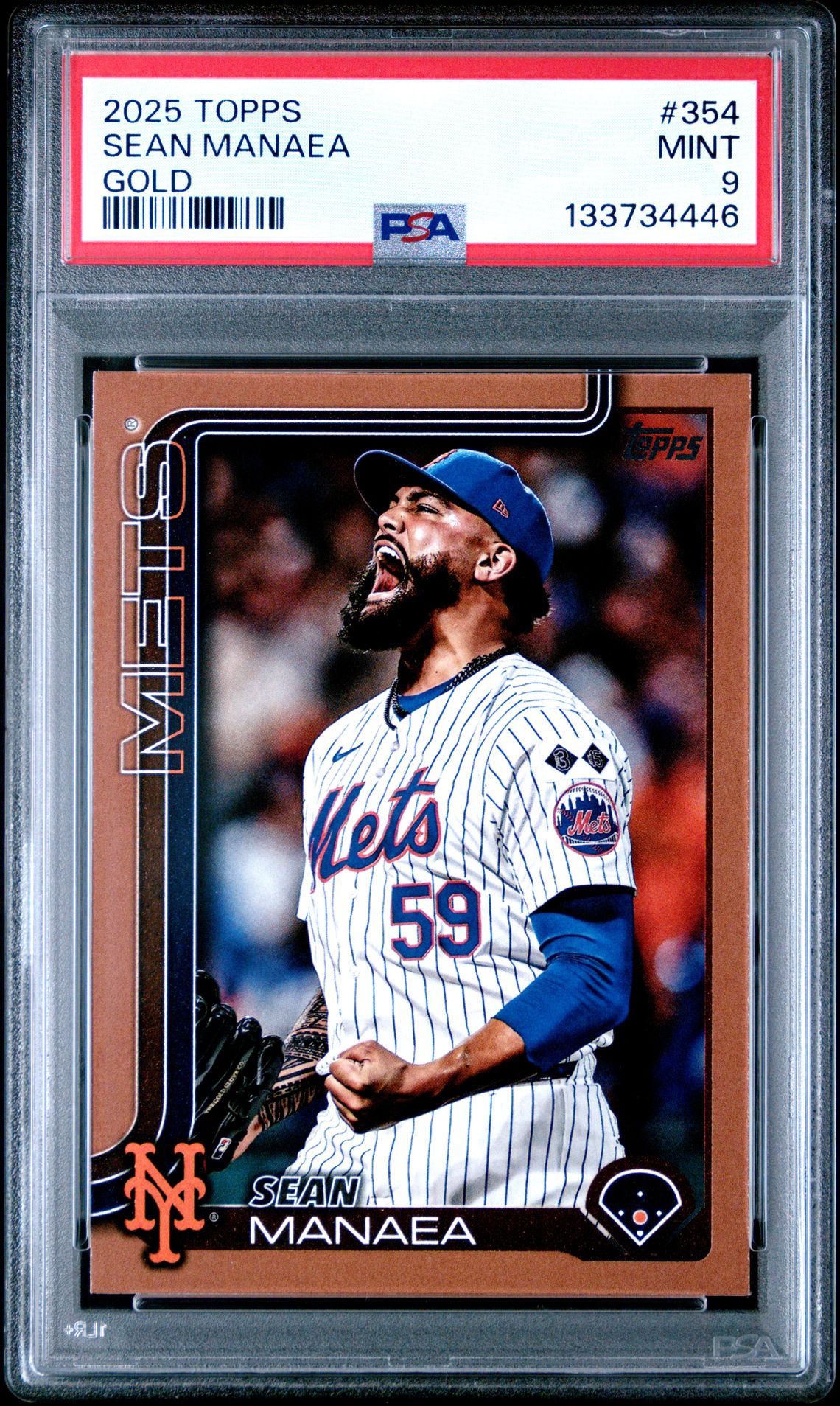 2025 Topps Sean Manaea #354 (Gold) Mint 9 front