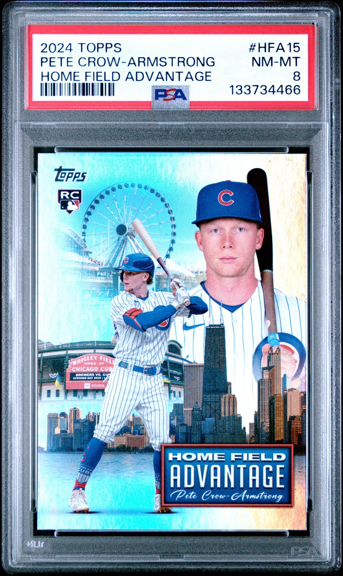 2024 Topps Home Field Advantage Pete Crow-Armstrong #Hfa15 Nm-Mt 8 front