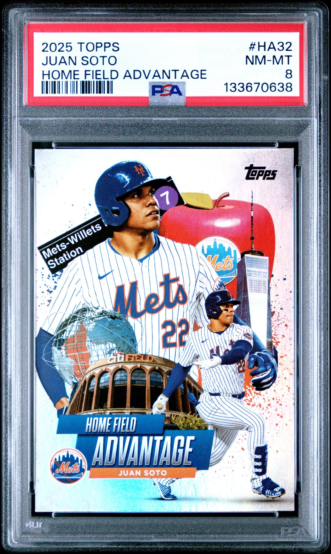 2025 Topps Home Field Advantage Juan Soto #Ha32 (Series 2) Nm-Mt 8 front