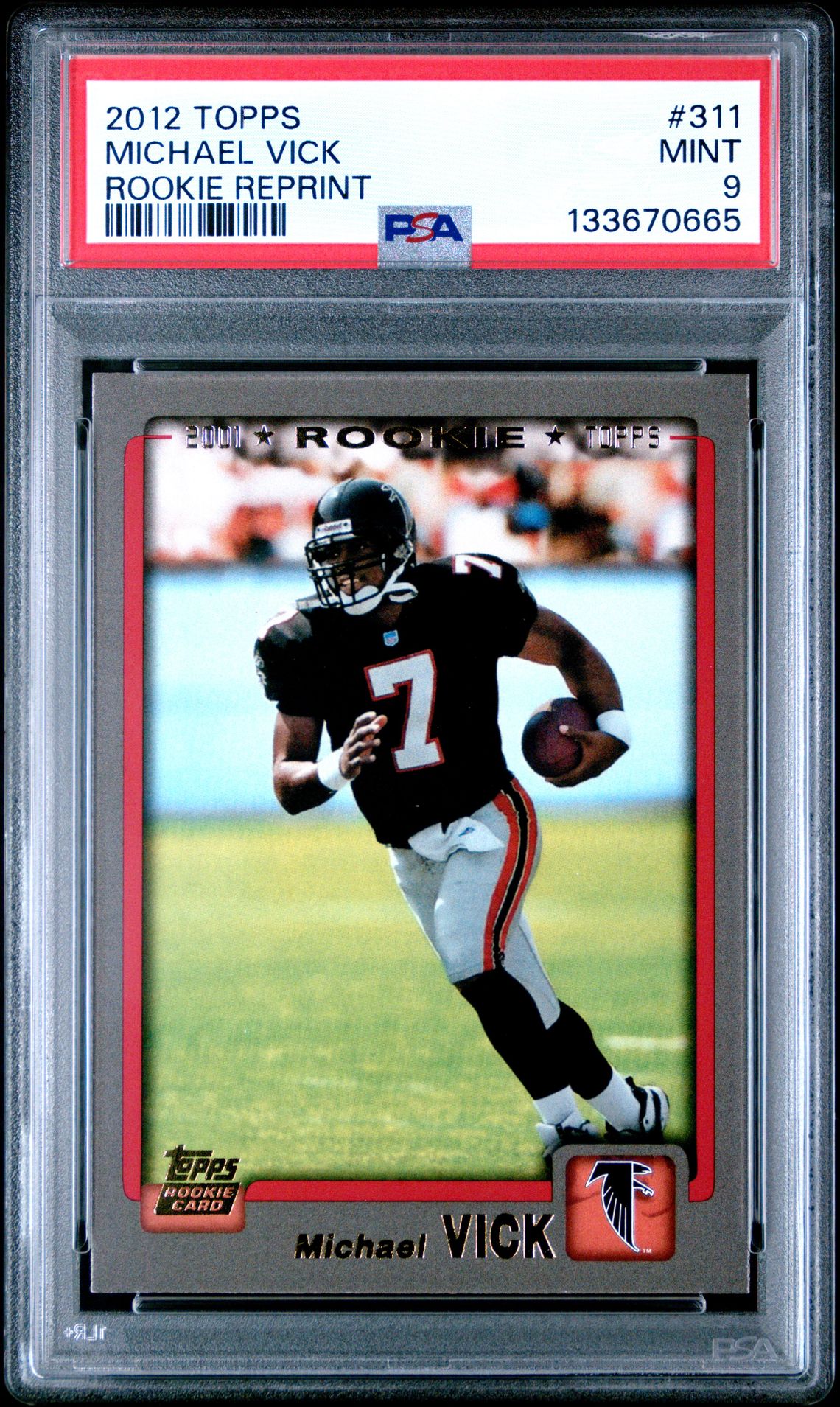 2012 Topps Rookie Reprint Michael Vick #311 (Rookie Reprint) Mint 9 front