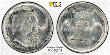 1926 50C Sesquicentennial MS63