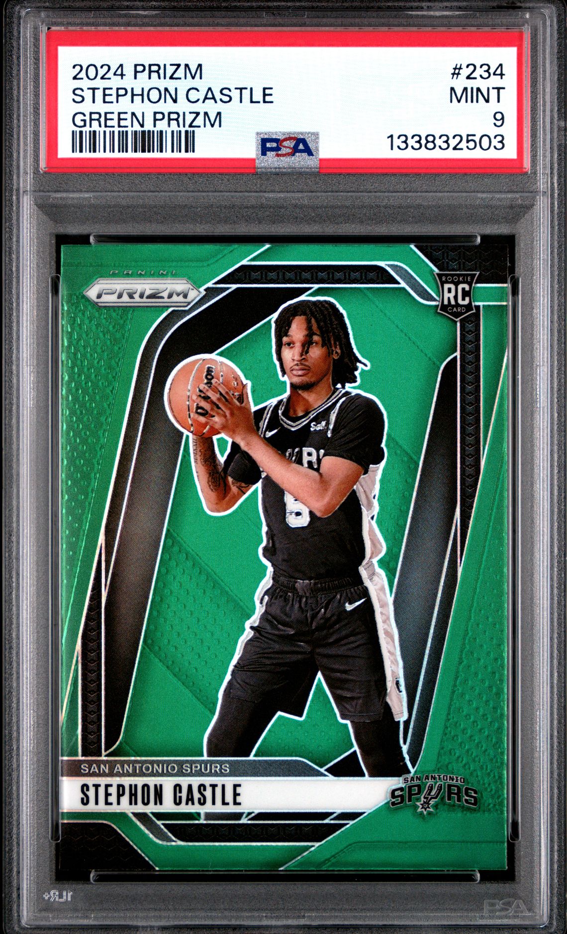 2024 Panini PANINI PRIZM GREEN PRIZM #234 Stephon Castle front