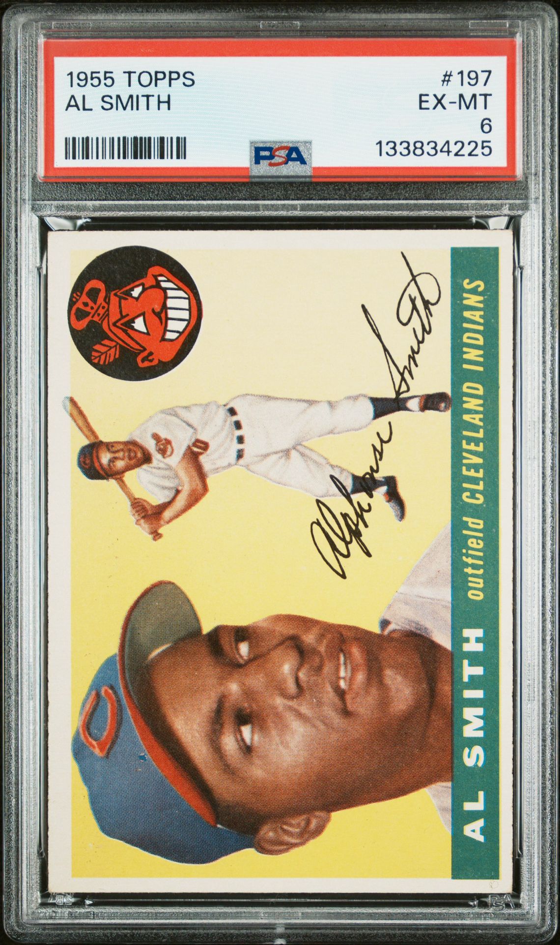 1955 Topps Al Smith #197 Ex-Mt 6 front