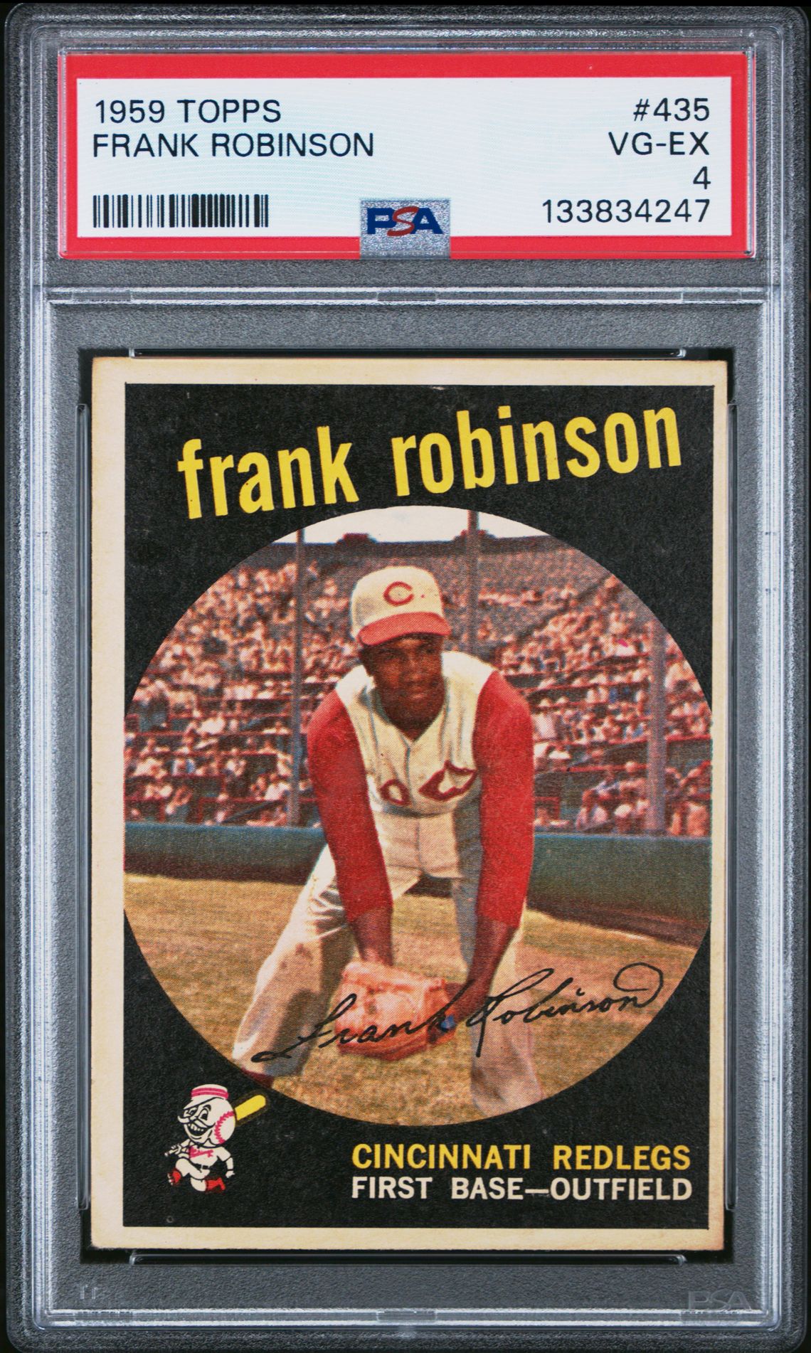 1959 Topps Frank Robinson #435 Vg-Ex 4 front