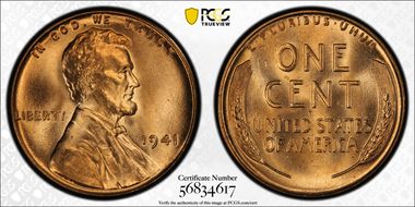 1941 1C MS67+ RD