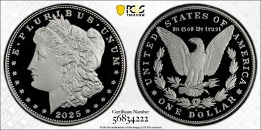 2025-S $1 Morgan Dollar First Strike PR70DCAM
