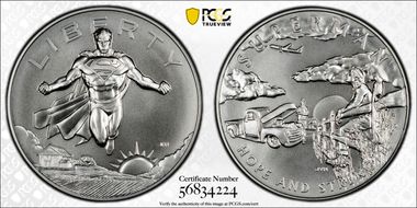 2025 Medal DC Comics - Superman 1oz Ag First Strike MS69