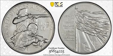(2024-P) Medal U.S. Army Matte 1 oz Ag MS70