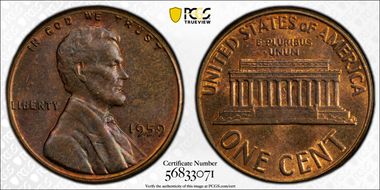 1959 1C MS64BN