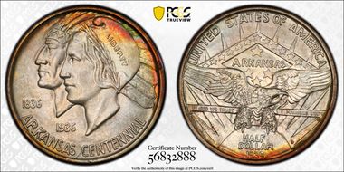 1939-S 50C Arkansas MS68