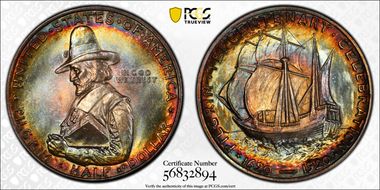 1920 50C Pilgrim MS68