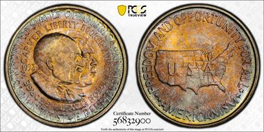 1952-S 50C Washington-Carver MS68