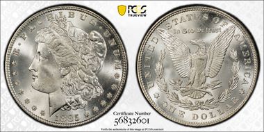 1885 $1 MS67