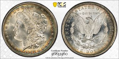 1887-O $1 MS64+ 