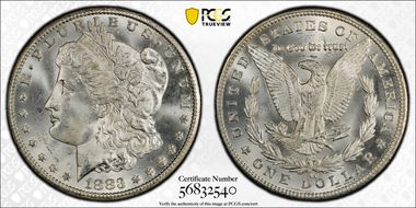 1883-CC $1 MS64+