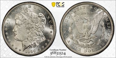 1890-CC $1 MS64