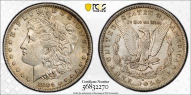 1884-O $1 MS61