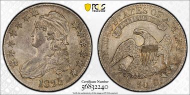 1825 50C AU58