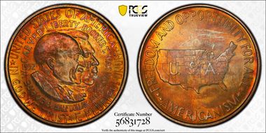 1952-D 50C Washington-Carver MS67