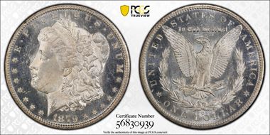 1879-CC $1 Capped Die MS64DMPL