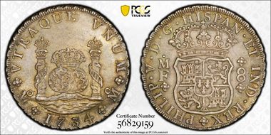 1734-Mo MF 8 R Calico-1442 MS62+
