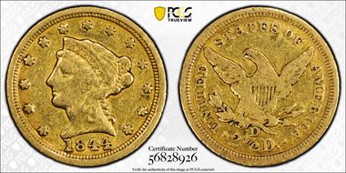 1844-D $2.50 N1