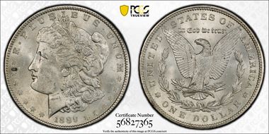 1889 $1 MS63
