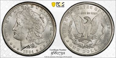 1884-CC $1 MS63