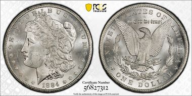 1884-CC $1 MS63