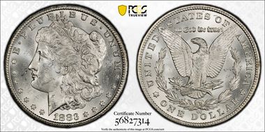 1883-CC $1 MS63
