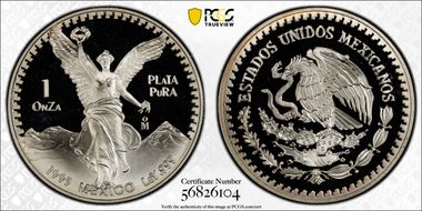 1995-Mo Onza Libertad Ag PR68DCAM