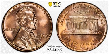 1966 1C MS66+ RD