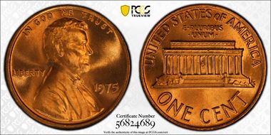 1975 1C MS67+ RD