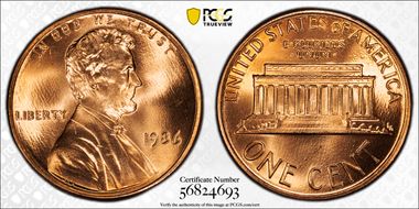 1986 1C MS68+ RD