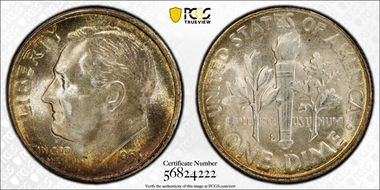 1951-S 10C MS66+ FB