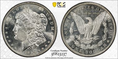 1886 $1 MS63