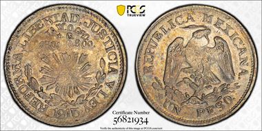 1915-GRO Peso Taxco KM-672 AU55