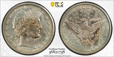 1897-O 50C MS64